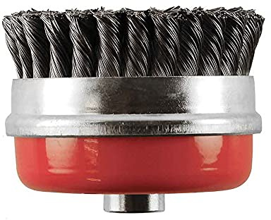 Abracs ABWB09514T Wire Brush Twist Knot Cup - 95mm Diameter x M14-0.5 Wire Gauge - Maximum RPM of 8,500