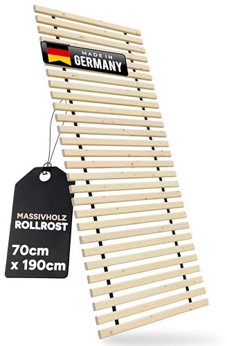 TUGA - Holztech Rollrost 27 LEISTEN 300Kg 70 x 190 cm Lattenrost Rolllattenrost Bettrost Qualität aus Deutschland