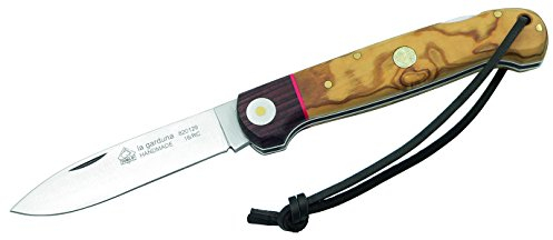 PUMA IP Erwachsene LA GARDUA, Jagdtaschenmesser, rostfrei, Back Lock, Olivenholzschalen, Palisanderbacken, Fangriemenöse Jagd-taschenmesser, Mehrfarbig, One Size