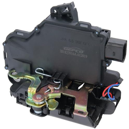 GEPCO Türschloss Zentralverriegelung Kompatibel mit VW LUPO NEW BEETLE PASSAT B5 GOLF IV Vorne Rechts 3B1837016A