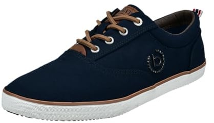 bugatti man Herren sportliche Schnürer, Männer Schnürhalbschuhe, Wechselfußbett