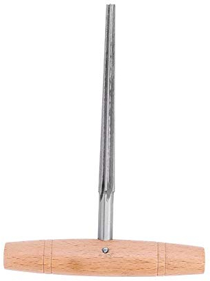 End Pin Hole Reamer, Durable Tail Nail Tool, Holzgriff Wearable Acoustic Bass für Gitarre