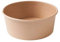 GREENBOX Kraftkarton-Schale 650 ml I 50 St. kompostierbare Suppenschalen aus Kraftkarton - Salatschale mit PLA Innenbeschichtung I To-Go-Geschirr ohne Plastik I Karton-Schalen braun rund