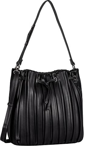 Gabor bags , IMANI, Damen, Schultertasche (Beutel), one size, schwarz, 34x15x26cm