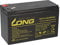 1 batterie au plomb AGM 12 V 7 Ah longue WP7-12 28 W VDs Faston F2 6,3 mm compatible gel plomb 7,2 Ah 8 Ah 9 Ah