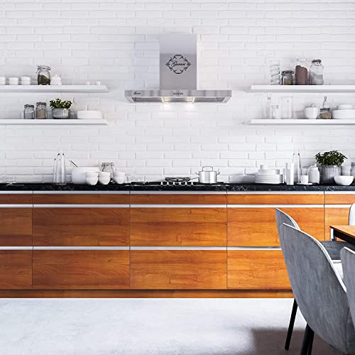 Gurari 461 IS 7 + aire ambiente - Campana extractora de pared (70 cm, 1000 m3/h), diseño de lujo de Gurari