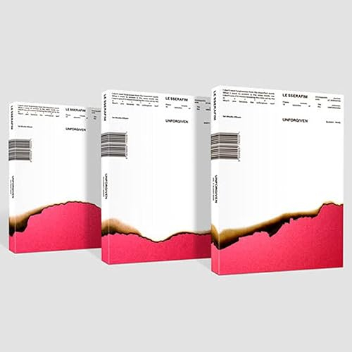 LE SSERAFIM UNFORGIVEN 1st Album ( VER.2 +Store Gift Card ) K-POP SEALED