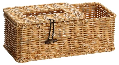 Cabilock Eleganter Serviettenhalter Für Taschentuchbox- Weinreben-gewebte Schreibtisch-aufbewahrung