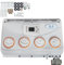 Evaporador de Aire Acondicionado,12V/24V RV Aire Acondicionado,DC Aire Acondicionado,Ventilador de Techo de Coche,Mini Aire Acondicionado para Coche,Caravana,Camión,12V