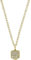 Fossil Damenkette Heritage Crest Edelstahl goldfarben, JF04530710