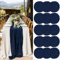 Käsetuch Tischläufer 15 Stück Navy Blau Seihtuch Tischläufer Dunkelblau Transluzent Tüll Tischdecke 55x400cm, Marineblau Rustikaler Gaze Boho-Tischläufer für Hochzeitsfeier Brautparty Tischdekoration