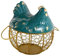 Sharplace Egg Storage Basket Egg Organizer Cute Countertop Fresh Egg Holder Pantry Rustic Egg Collecting Basket Metal Chicken Egg Holder Egg Container, Gold