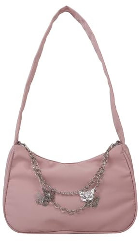 Aigner Taschen Damen Schwarz Tasche Schmuck Damen Kleine Schulter Casual Tier Mode Handtasche Tasche Eine Unterarm Kette Tasche Nähmaschine Taschen (Red, One Size)