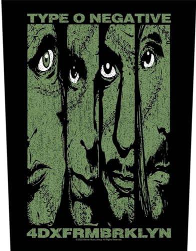 TYPE O NEGATIVE RÜCKENAUFNÄHER BACKPATCH # 5 4DXFRMBRKLYN 36x29cm AUFNÄHER