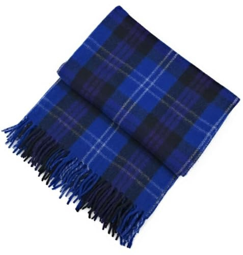 BRAW CLANS TARTANS Wolldecke, Heritage of Scotland-Design, luxuriöser karierter Teppich für Abenteuer zu Hause und im Freien, Reisedecke, schottisches Schottenkaro-Design, 88,9 x 155,9 cm