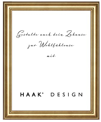 Haak Bilderrahmen Barockrahmen Luna 60x75cm Blattgold