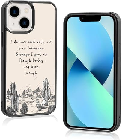 TRADAY Western Phone Case with Cactus Cowboy Phone Case Compatible with iPhone 13 Mini
