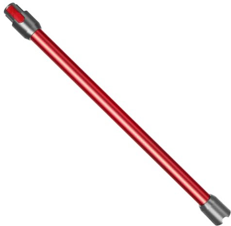 Verlängerungsrohr für Dyson V11 V15 V10 V8 V7 Stabstaubsauger, Ersatz Teleskoprohr Schnellspanner Verlängerungsstange Zubehör, 72cm-rot