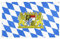 Bayern Flagge 150 x 90 cm Bayerische Flagge Wetterfest Bayern Fahne mit Ösen Oktoberfest Flagge Oktoberfest Party Dekorationen