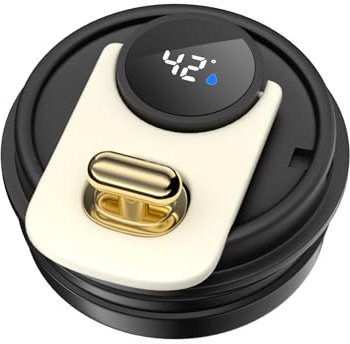 Homealexa Homealex Edelstahl-Kaffeetassendecke Schwarz