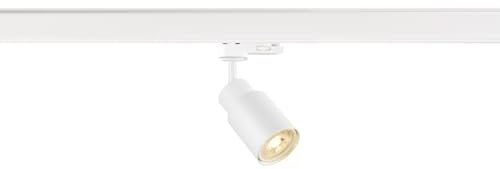 SLV PURI 2.0 TUBE, Schienenstrahler, für 3 Phasen Schienensystem, Weiß, Weiss/Weiss