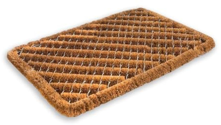 Yoursol Türmatte Coco Brush Standard 40 x 60 cm, Kokos Fußmatte außen & innen, Bürstenmatte, Outdoor Türmatte, rutschfeste Sauberlaufmatte Indoor & Outdoor, Matte Wohnzimmer, Bad, Eingang, Flur