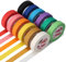 12 rouleaux de Ruban de Masquage Coloré, 15mm*13m Ruban Adhésif Décoratif Arc-en-ciel pour Maison, Salle de Classe, Bureau, Bricolage
