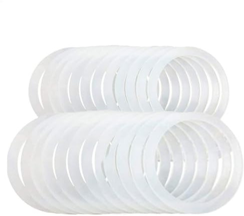 Genérico Sostituzione delle guarnizioni della | 10 guarnizioni in per uso alimentare | Guarnizioni per tazza in silicone di ricambio, anelli di tenuta ermetici, 2,7/3,4 pollici