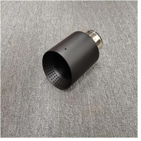 Auspuffblenden 1 Stück Mattschwarzes Edelstahl-Schalldämpfer-Endrohr Universal-Auspuffrohr Für VW Für GTI MK7 Für Golf 7 Auspuffblende(60MM IN 114MM Out)