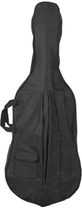 harayaa Cello-Rucksack aus Oxford-Stoff mit Rückengurten für Reisen und Auftritte, 4 bis 4