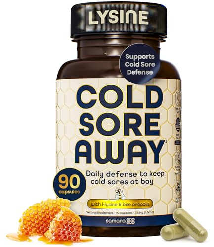 Samara 888 L Lysine Herbal Cold Sore Treatment for Skin & Lip Health