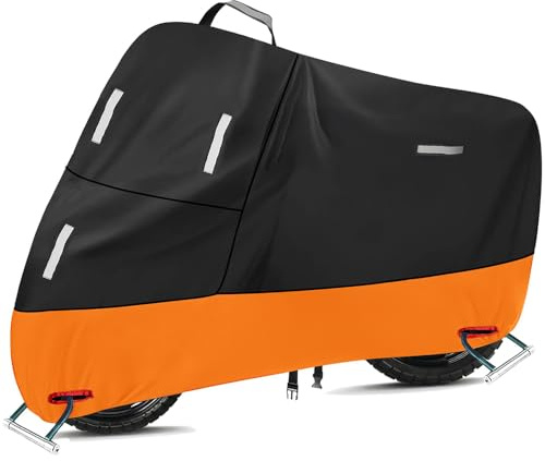 Housse de Moto pour KTM 890 Adventure 890Adventure R 890 ADV,Oxford Anti-Poussière Impermeable Housse Moto Extérieure Respirante Housses Moto Spécial Bâche Accessoires,B