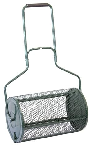 Oypla Heavy Duty 72L Garden Lawn Compost Spreader Fertiliser Manure Roller