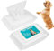 NUOOO Dog Wipes Hypoallergenic Pet Grooming Wipes for Dogs and Cats Cleaning Deodorizing for Paws, Body and Butt 80ct 2 Sets