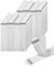 Qixora Tiras Adhesivas para Colgar, 24 Pare Cuelga Facil-Para Marcos 10x2 cm Cuelga Cuadros Sin Clavos Colgadores pared Adhesivos Resistente Sin Taladrar ni Perforar No Deja Residuos para Decoraciones