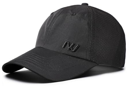 AYPOW Cappello da Baseball Uomo Donne，Cappellino Running Unisex ad Asciugatura Rapida con Rete Traspirante, Leggero Cappelli con Visiera Regolabile Berretto da Baseball Cappello Estivo Sport all'Aria