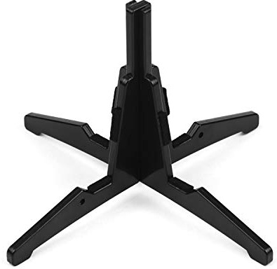 Durable Plastic Clarinet Stand Lightweight Support with Soft Foam Pads Stable 4 Legs Design Detachable Suitable for Trumpet Storage