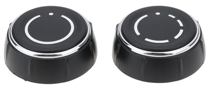 AS Axis Spindleon 2pcs Car Radio Volume Control Knob Switch Setting Cover 97064292901 97064293001 Compatible with Porsche 981/991 Boxster/Cayman