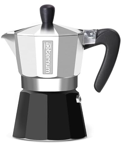 Aeternum Caffettiera in alluminio pressofuso Black Pearl - 2 tazze