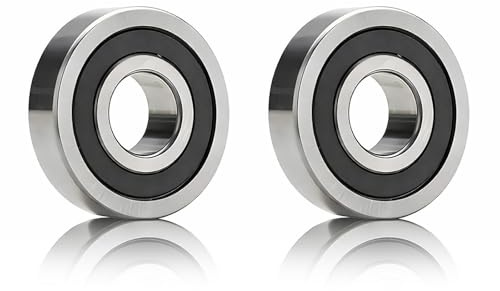 20 Stück 608RS Kugellager 8x22x7 mm, mit Gummidichtung, reibungsarm und vorgeschmiert für Skateboard, Inlineskates, Roller, Fensterschienen, Haushaltsgeräte und Elektromotoren