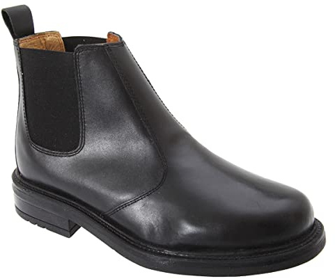 Roamers M049 Mens Leather Chelsea Boots