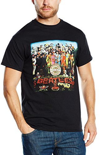 T-Shirt # S Black Unisex # Sgt Pepper
