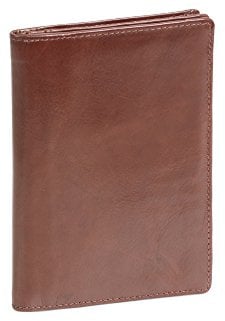 LEAS Brieftasche Echt-Leder, Dunkelbraun Special Edition