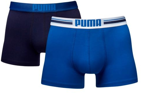 PUMA Herren Boxer Shorts Bodywear Placed Logo 2er Pack