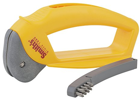 Smith's 50582 Axe & Machete Sharpener, Standard, Yellow