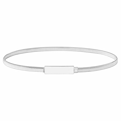 BABEYOND Damen Metall dekorativen Gürtel dünnen Gürtel elastischen Taille Strap Stretchy Gürtel für Kleider