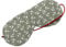 Schlafbrille aus Stoff - ANKER AUF GRAU - mit Gummiband - waschbar -