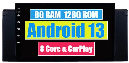 RoverOne Auto GPS Navigation für BMW E39 E53 X5 M5 1999 2000 2001 2002 2003 2004 2005 2006 mit Mutimedia Android Bluetooth Stereo Radio Headunit Touchscreen DSP CarPlay RDS WiFi