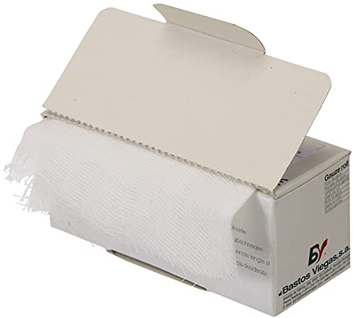Bastos Viegas 59410 Rouleaux Gaze, Coton, 80 cm x 1 m