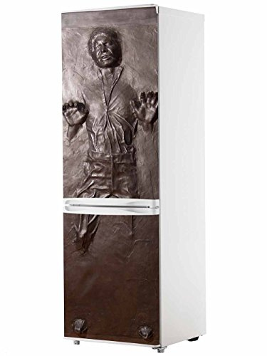 Oedim Stickers Fridge Wrap Cover for Vinyl Han Solo in Carbonite Several Sizes 200 x 70cm | Strong Adhesive and Easy Application | Decorative Adhesive Sticker with Smart Design